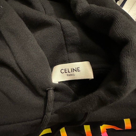 Celine Black Hoodie Sweatshirt Men’s L - Picture 8 of 10